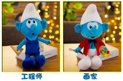 New 40cm Cartoon Character Creative Smurf Cute Plush Toy Kawaii Doll Children’s Soothing Toy Birthday Gift Christmas Gift