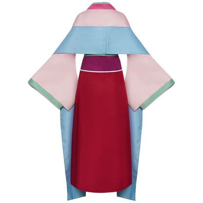 Maomao Anime Apothecary Diaries Pink Kimono Set Polyester Elastane