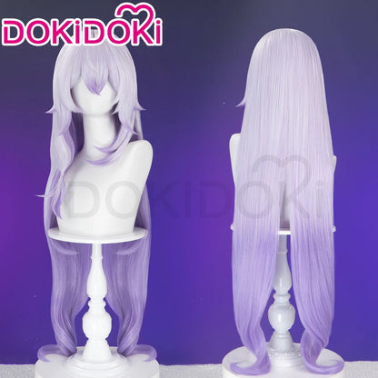 IN STOCK Black Swan Wig Game Honkai: Star Rail Cosplay Wig DokiDoki Women White Purple Long Hair Black Swan Cosplay Free Wig Cap