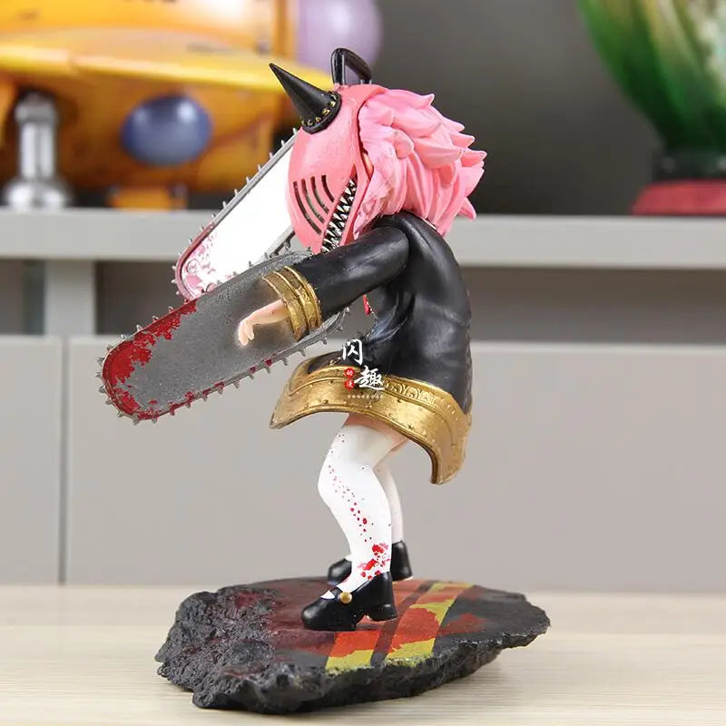 Devil Hunter Anya Forger Cos Chainsaw Man Animal Figure Peripheral Models Figurines Gk Desktop Ornaments Surprise Holiday Gifts