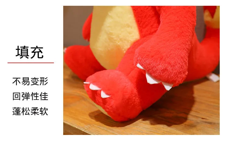 100/120CM Big Size Charmander Plushies Pokemon Peluche Cartoon Anime Kawaii Ornament Plush Comfortable Soft Doll Children Gift