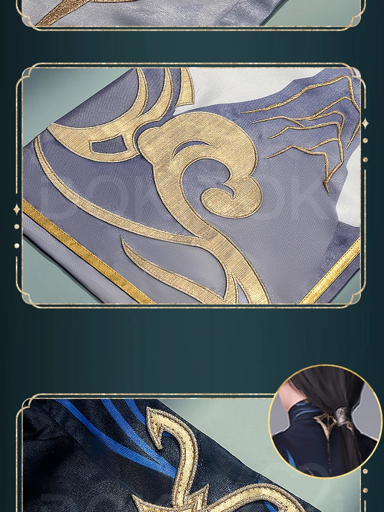 Zayne Cosplay Costume Game Love and Deepspace Cosplay DokiDoki-R Men Costume Lishen Zayne Cascading Clouds Cosplay Christmas