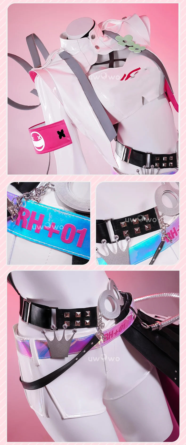 UWOWO Collab Series: V Singerr 2025 Racing Ver Cosplay Costume Summer Dress Halloween Costume