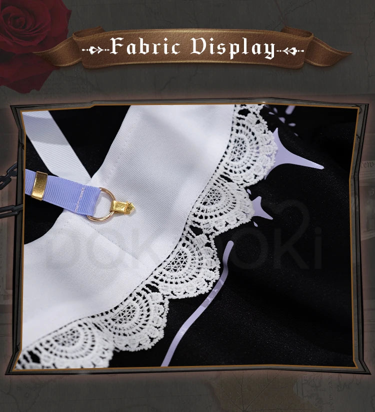 Blade Cosplay Costume Game Nu: Carnival Cosplay【S-2XL】DokiDoki-R Men Sexy Maid Costume Dress Blade Halloween Cosplay Plus Size