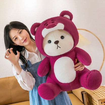 65cm Kawaii Little Bear Plush Doll Cute Soft Anime Lina Bear Plush Doll Cartoon Valentine's Day Birthday Gift Children's Holiday