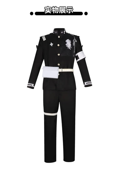 iCoser The Hundred Line Takumi Sumino Cosplay Costume Wig Battle Uniform Last Defense Academy Halloween Party Women Men Festival