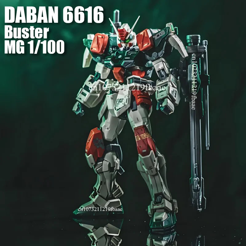 DABAN Model 6616 Buster MG 1/100 GAT-X103 Assembly Model Kit Action Figure Robot Mecha Kids Gifts