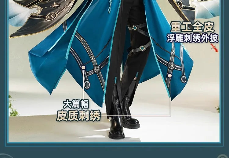 Honkai Star Rail Anaxa Cosplay Costume Wig Uniform Outfit Anaxagoras Grove of Epiphany Amphoreus Halloween Women Men Carnival