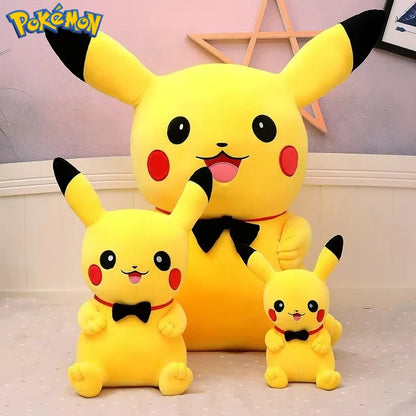 40/50/60/80/100CM Big Size Pokemon Pikachu  Plush Toy Kawaii Stuffed Cartoon Anime Comfortable Soft Doll Christmas Plushies Gift