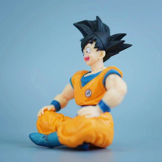 11cm Anime Dragon Ball Goku PVC Action Figure Statue Desktop Ornament Model Toy Gift