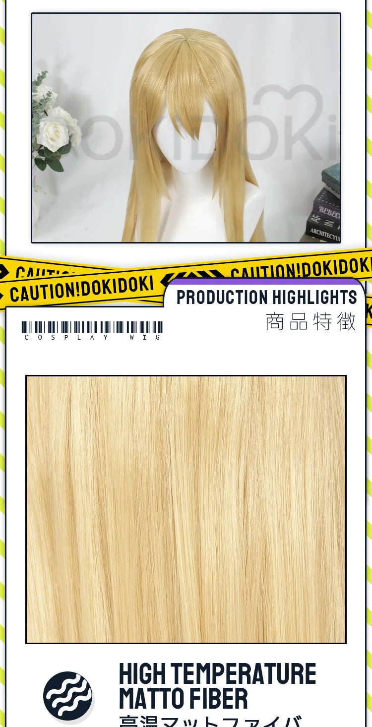 IN STOCK Kotobuki Tsumugi Wig Anime K-ON！Cosplay Wig DokiDoki Women 70cm Long Hair K-ON Kotobuki Tsumugi Wig Free Wig Cap