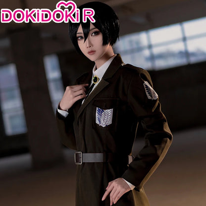 Mikasaa Ackermann Cosplay Costume Anime Cosplay【S-2XL】DokiDoki-R Cosplay Levii/Mikasaa Uniform Plus size