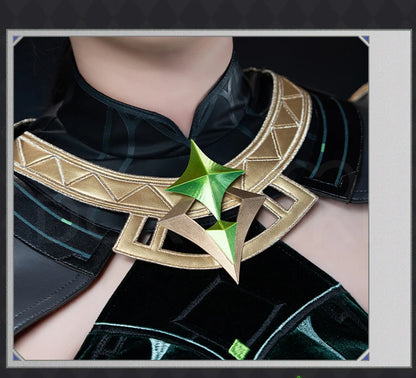 IN STOCK Nefer Cosplay Costume Genshin Impact Song of the Welkin Moon【XS-2XL】DokiDoki-R Nod-Krai Christmas Dress Plus Size