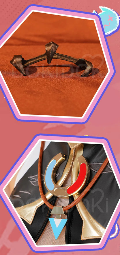 Jahoda Cosplay Costume Genshin Impact Song of the Welkin Moon DokiDoki-R Nod-Krai Jahoda Women Cute Costume Halloween