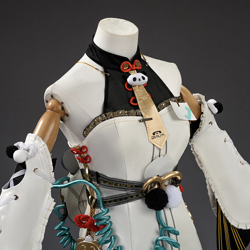 Zenless Zone Zero Dialyn Cosplay Costume Wig Uniform Earrings Headwear Krampus Compliance Authority Halloween Party for Women