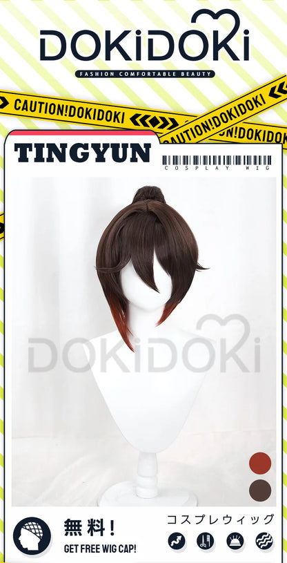 IN STOCK Tingyun Cosplay Game Honkai: Star Rail Cosplay【XS-2XL】DokiDoki-R Women Costume TingYun Shoes Wig Tail Cosplay Plus Size