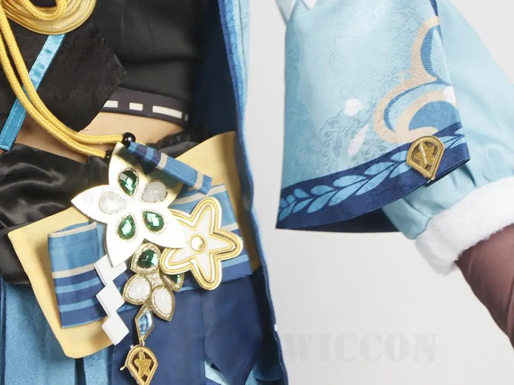 Genshin Impact Kirara Cosplay Costume Set Polyester