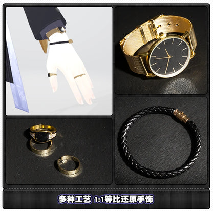 Zenless Zone Zero Hugo Cosplay Costume Wig Mask Hat Mockingbird New Eridu Hugo Vlad Ravenlock Halloween Party for Women Men Prop