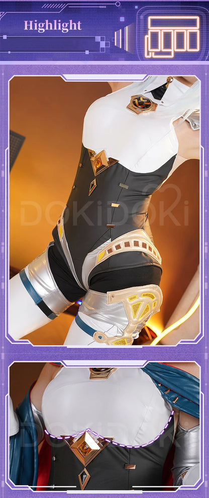 Ineffa Cosplay Costume Game Genshin Impact Cosplay DokiDoki-R Women Robot Costume Nod-Krai Ineffa Costume