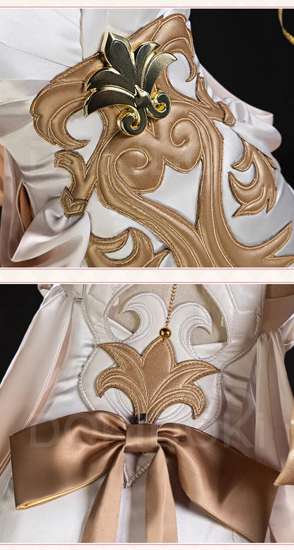 IN STOCK Aglaea Cosplay Costume Game Honkai: Star Rail【XS-3XL】DokiDoki-N HSR Women Halloween Dress Amphoreus Aglaea Plus Size