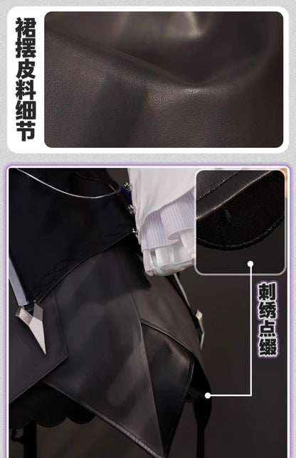 iCoser Zenless Zone Zero Vivian Cosplay Costume Dress Uniform Headwear Mockingbird Metal Props Halloween Party Women Carnival