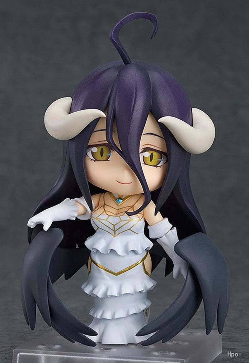 10cm #642 Albedo Anime Figure OverLord #631 Ainz Ooal Gown Action Figure Sexy Girl Figurine PVC Collection Model Doll Toys