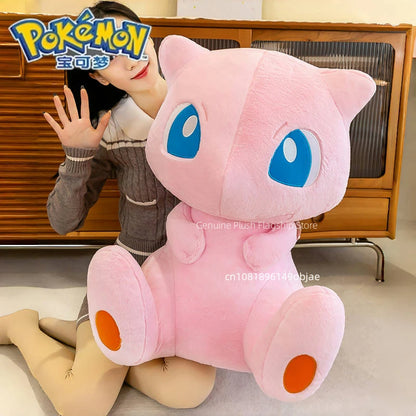 45/55cm Big Size Pokemon Mew Cartoon Anime Plush Stuffed Doll Room Decoration Plushies Pillow Peluche Ornaments Children's Gifts