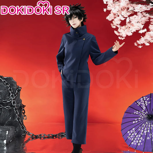IN STOCK Fushiguro Megumii Cosplay Costume Anime Cosplay【S-3XL】DokiDoki-SR Men Uniform Black Suit Fushiguro Megumii Plus Size