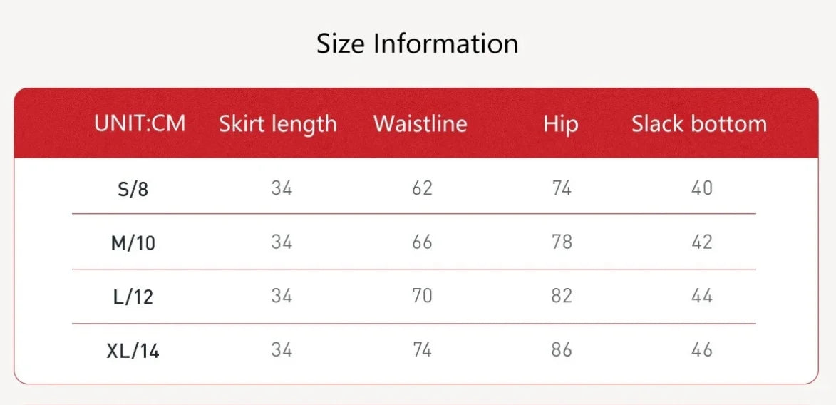 Women’s 2-in-1 Pleated Golf Tennis Skirt with Inner Pocket and Built-in Shorts
