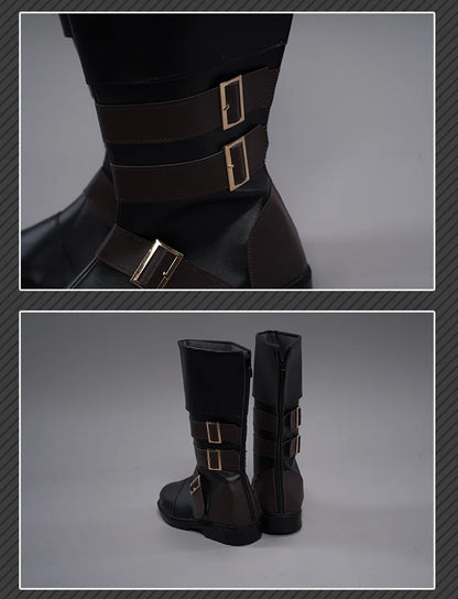 UWOWO Nierr Automataa 9S Cosplay Shoes Costume Yorhaa 9S No.9 Type S Shoes Boots