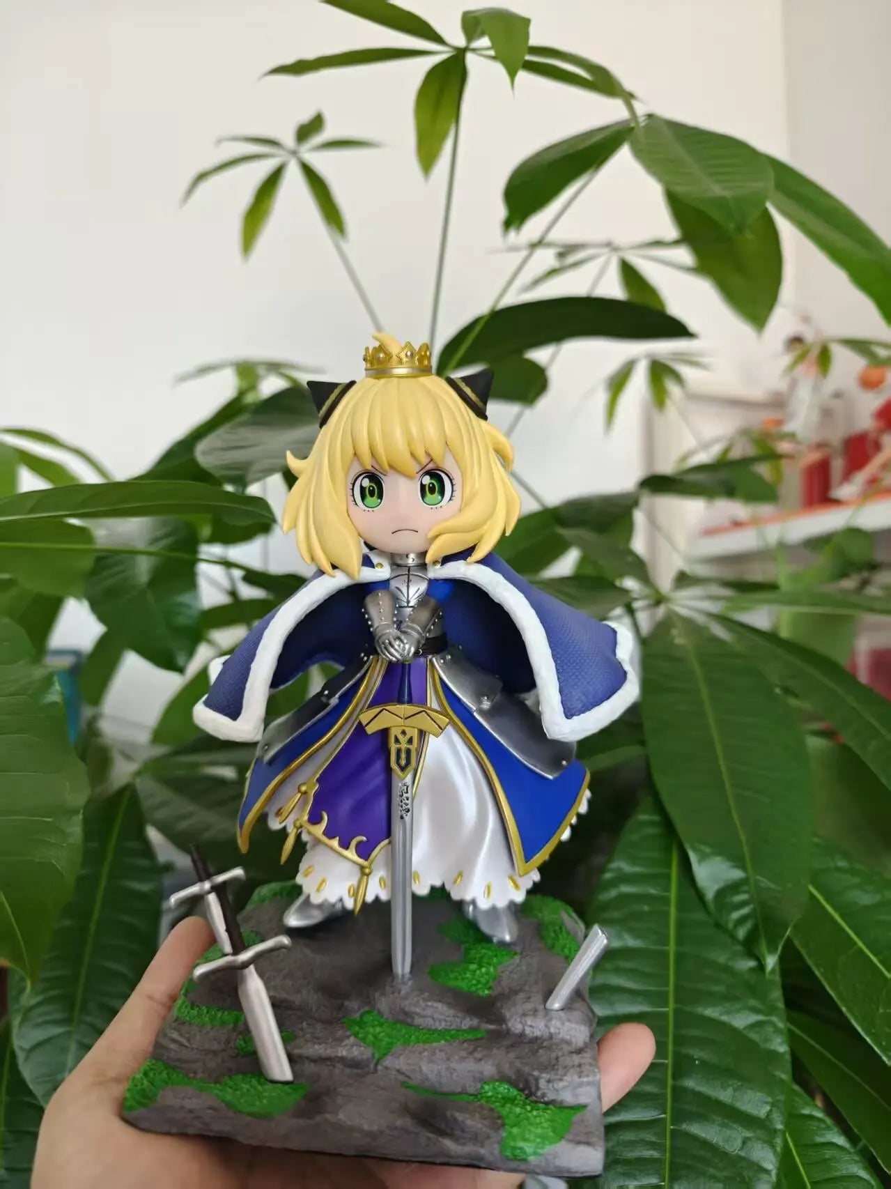 Hot Anime Spy Family Anya Forger Cos Mermaid Ania Hatake Kakashi Figures Cartoon Model Doll Desktop Decoration Statue Kids Toy