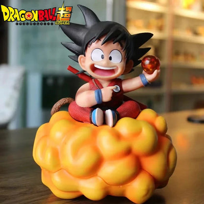 Dragon Ball  Anime Figure Sun Goku Action Figure Young Flight Same Style Tendon Douyun PVC Statue Collection Model Kid Doll