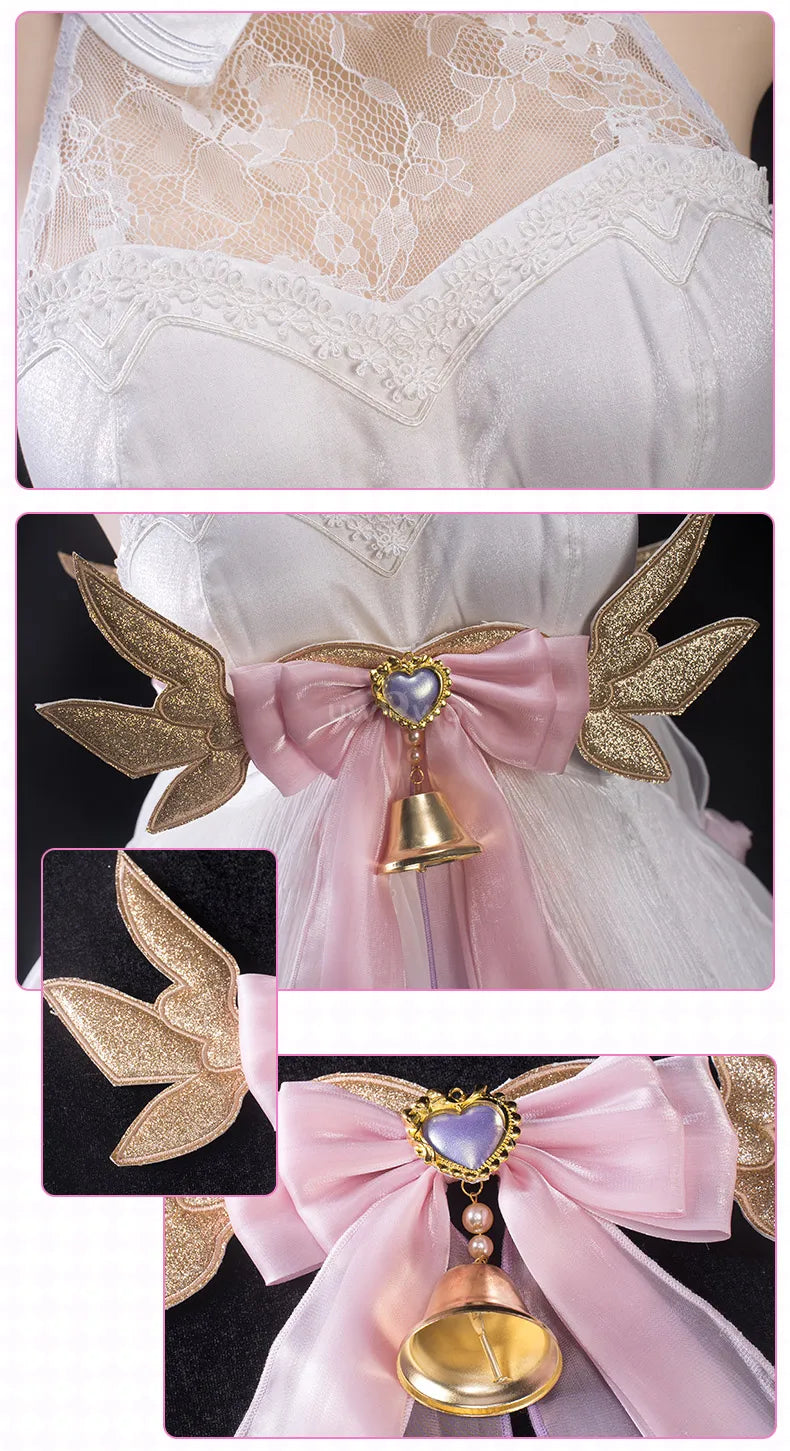 IN STOCK UWOWO Elysia Cosplay Game Honkai Impact 3: Elysia Fanart Blossom Bouquet Cosplay Costume Halloween Costume