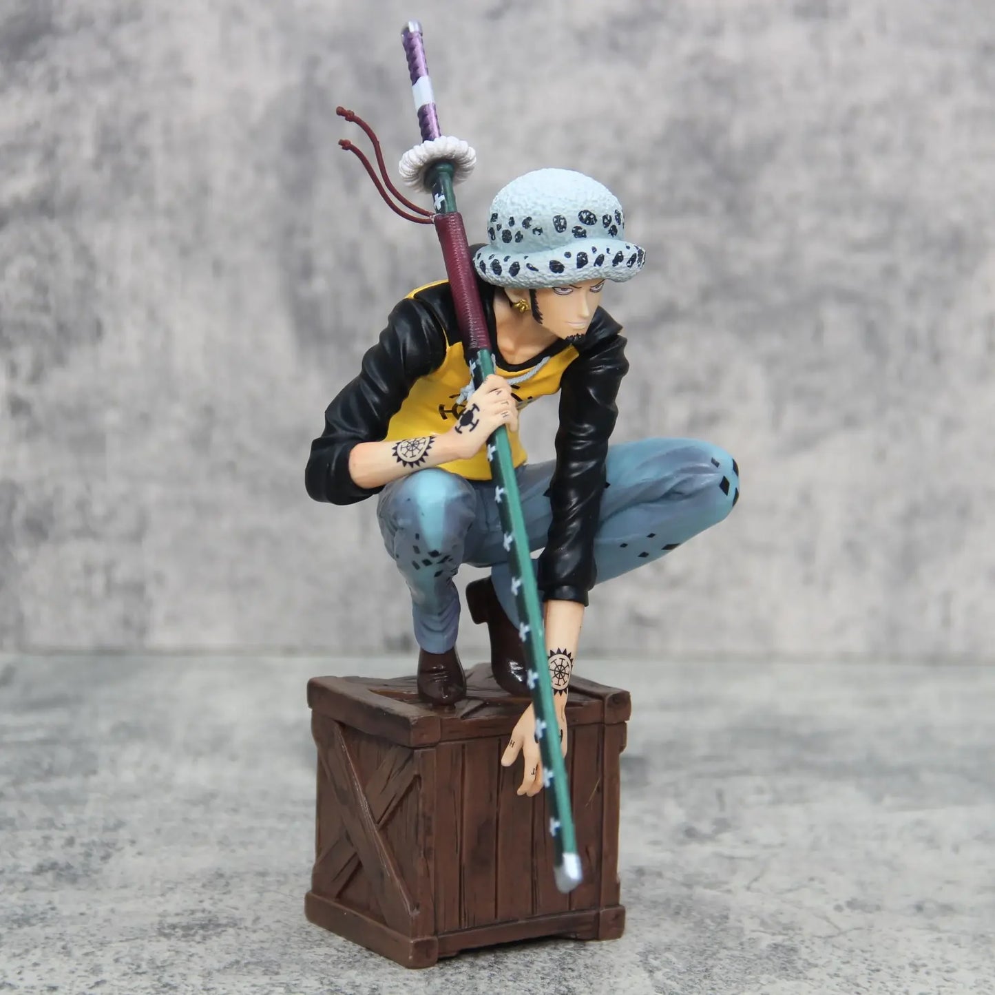 21cm/8.2inch One Piece Character Trafalgar D. Water Law PVC Action Figure Model Statue Collection Decoration Toys Gift