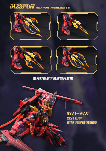 1/100 CANG-TOYS World God Battle YANDI Series Alloy Frame Metal Skeleton Fully Poseable Action Figure Assembly Model Fans Gifts