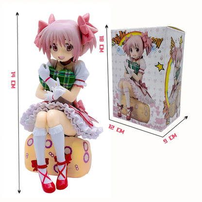 New Arrival Magical Girl Madoka Anime Movie Merch | Cute Noodle Stopper - Collectible Series Figurine, Desktop Decoration
