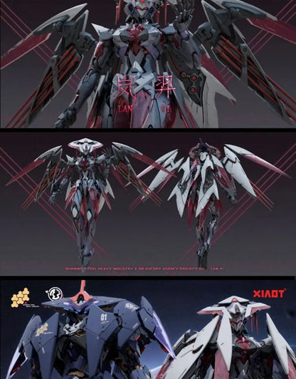 XIAOT Burning Steel Heavy Industry DP Escort Agency Project 01 Ling Yao MG 1/100 Anime Doll Assembly Mecha Model