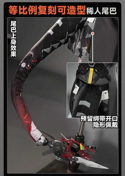 Zenless Zone Zero Orphie Cosplay Costume Wig Uniform Hat Headwear Ear Obol Squad Halloween Party for Women Girls Carnival iCoser