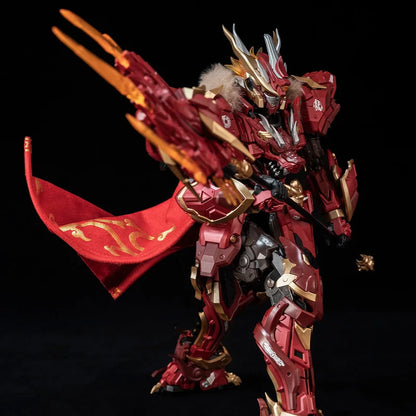 【In Stock】Wanqing Model Chinese Zodiac Mecha Blazing Chenlong Posable Assembly Model With Alloy Inner Frame Display Figurine Toy