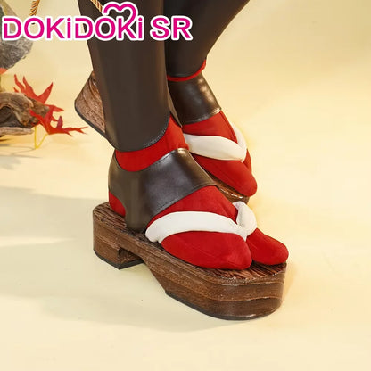 IN STOCK Chiori Kazuha Zhongli Kaeya Ningguang Furina Shoes Cosplay Game Genshin Impact Cosplay DokiDoki-SR Women Cosplay Shoes