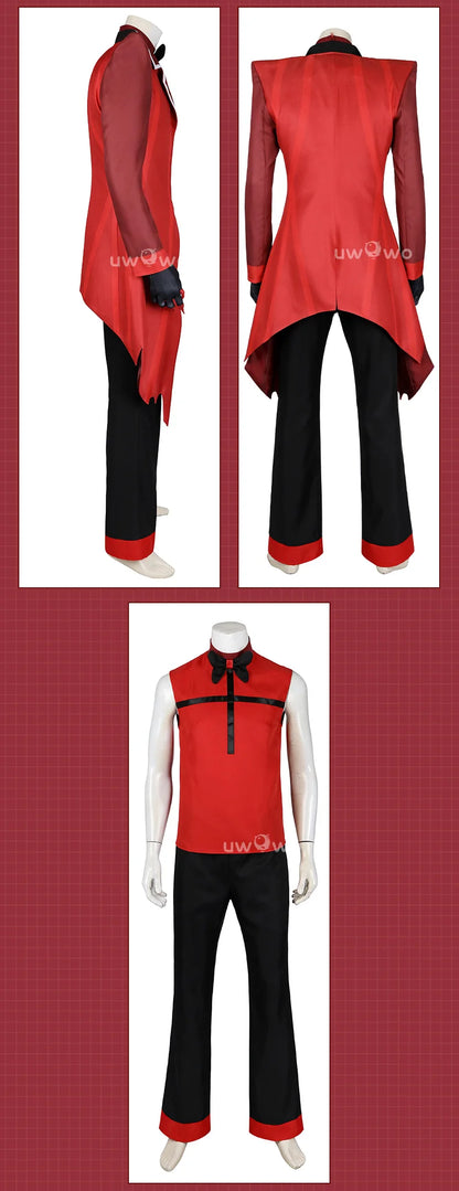 UWOWO Collab Series: Alastor tthe Radio Demon H Hotel Cosplay Costume Red Uniform Anime Costume