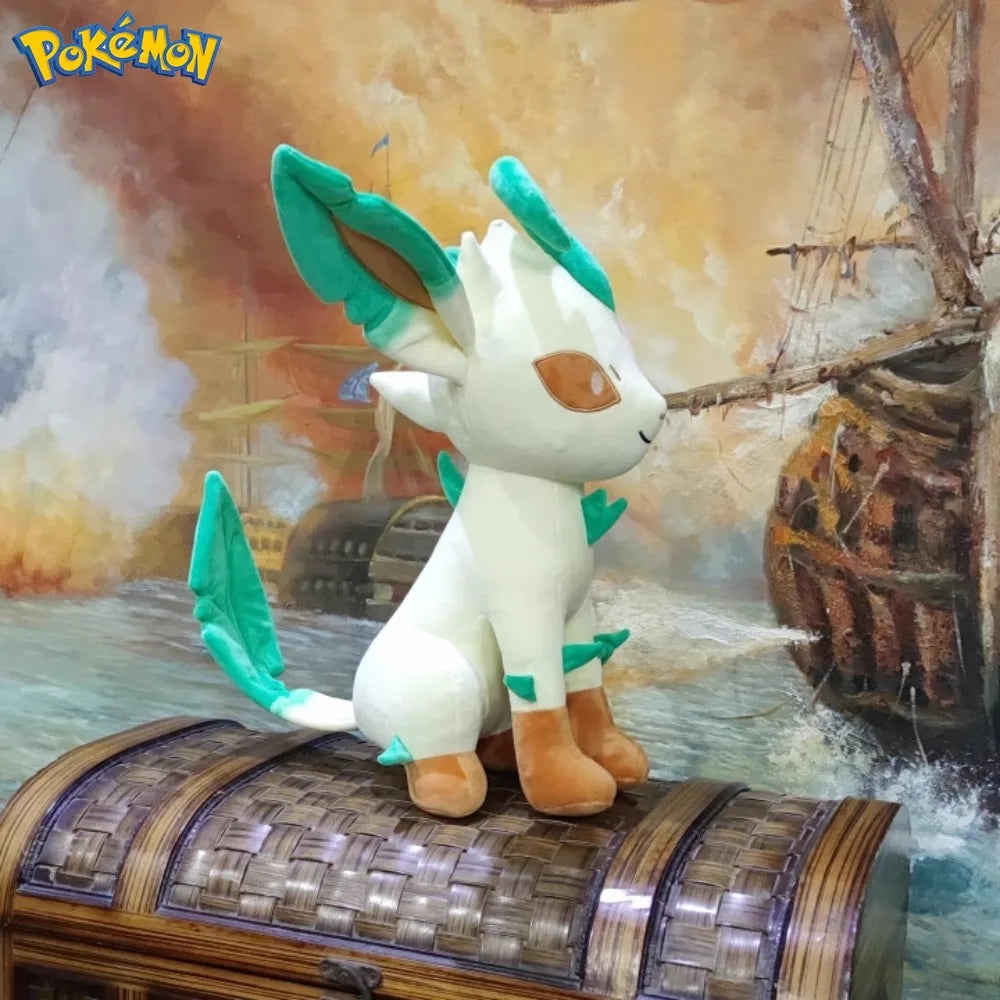 50CM Pokemon Plushies Leafeon Cartoon Anime Stuffed Pocket Monster Kawaii Ornament Comfortable Soft Doll Children's Toys Gift