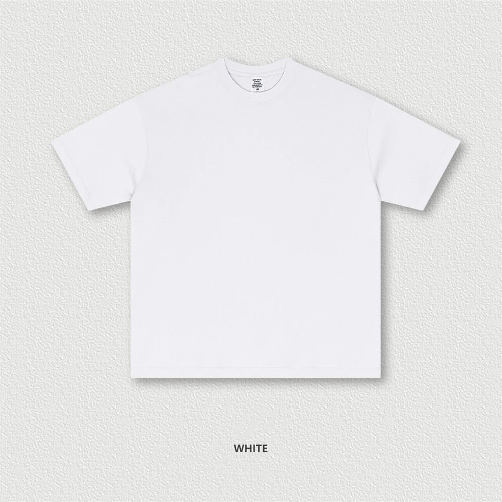 ZODF 2025 Summer Men 180gsm Solid T-Shirts Women Unisex Loose Basic Breathable Cotton T Shirt Brand Tees HY0971