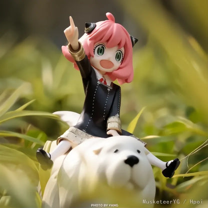 14cm SPY×FAMILY Anya Forger Anime Figure Kawaii PVC Collectible Doll Toy