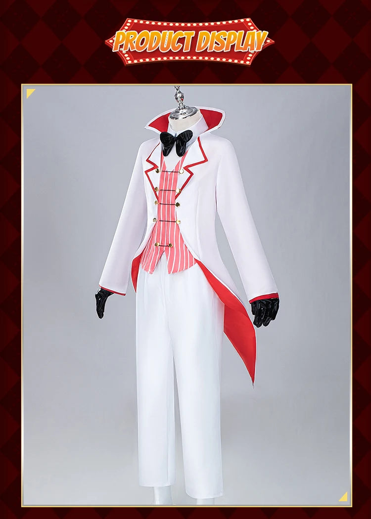 IN STOCK Alastor Lucifer Charlie Adam Cosplay Costume Anime DokiDoki-N【XS-3XL】 Halloween Costume Lucifer Cosplay Plus Size