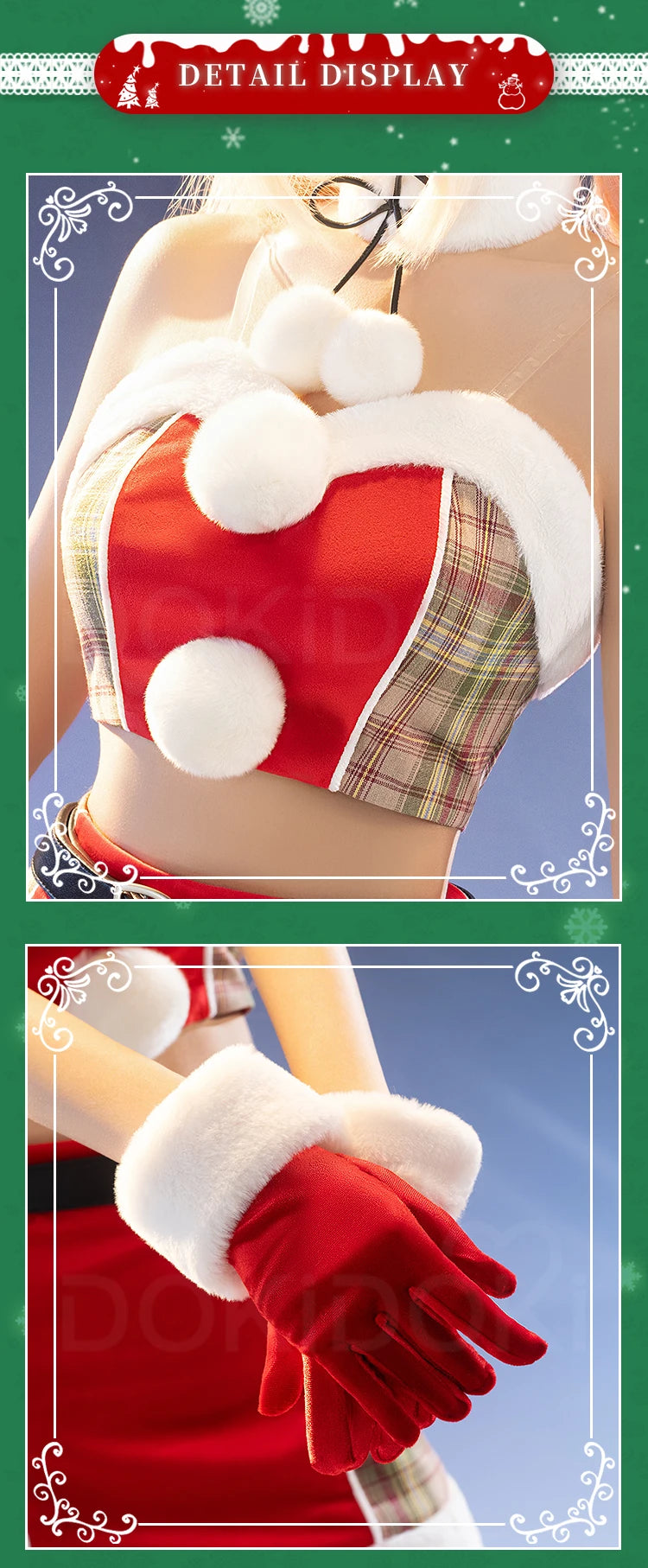 IN STOCK Kitagawa Marin Cosplay Costume Anime【S-3XL】DokiDoki-R Women Sexy Dress Christmas Cosplay Hat Plus Size