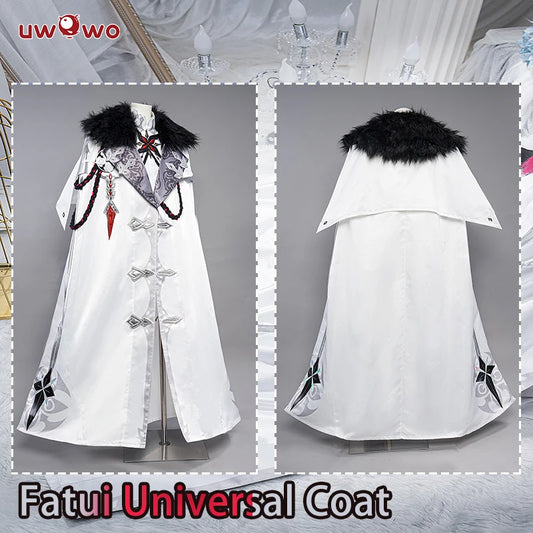 UWOWO Genshin Impact: Arlecchino/Dottore/Tartaglia/Sandrone/Columbina Fatui Harbingers Universal Coat Snezhnaya Cosplay