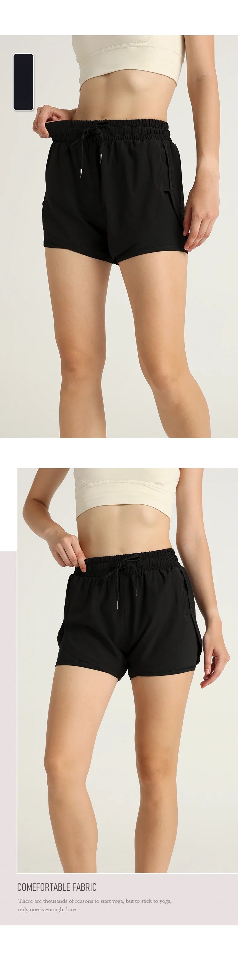 Codex Sports Women’s Lightweight High Waist Loose Yoga Shorts Quick Dry Breathable Athletic Running Outdoor