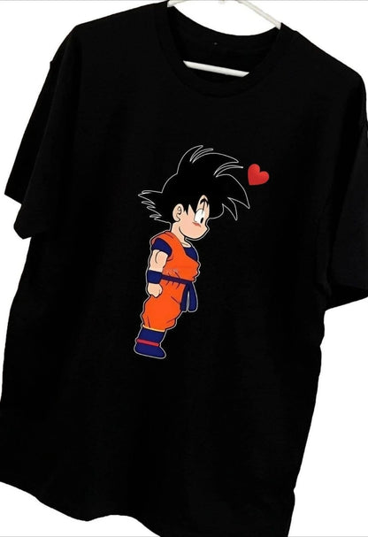 Dragon Ball Z Goku or Milk Chi Chi Couple T Shirt Anime Fans Gift for Her Him 90s Mens Summer Cotton Women Tee Streetwear Casual