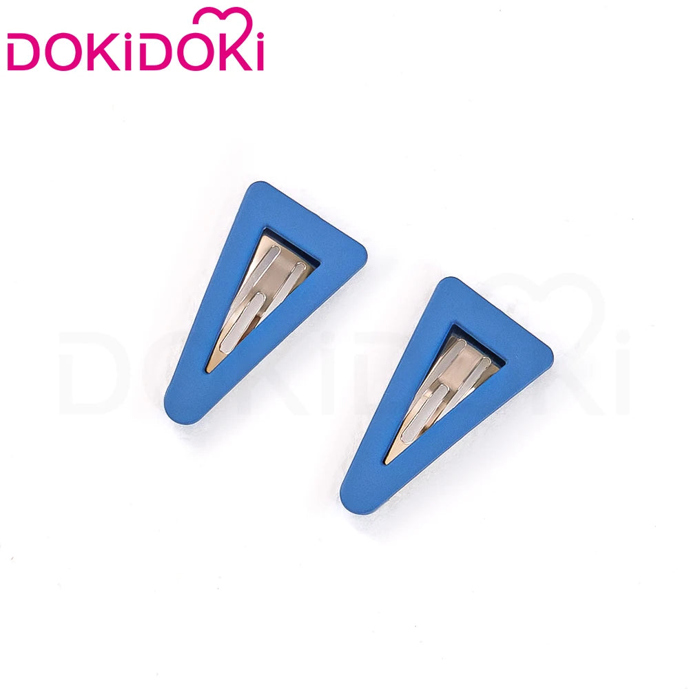 IN STOCK Princess Wig Game Cosplay DokiDoki Wig Women Cartoon Long Short Yellow Linkk Princess Cosplay Hair Free Cap Wig